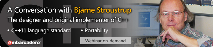 A Conversation with the C++ language designer, Bjarne Stroustrup - Webinar On-Demand